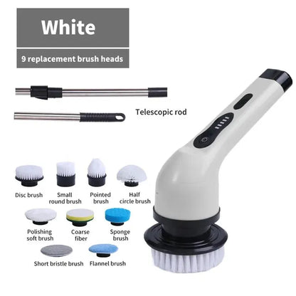 Wireless Electric Cleaning Brush Bathroom Window Kitchen Automotive Multifunctional Household Rotating Cleaning Machine